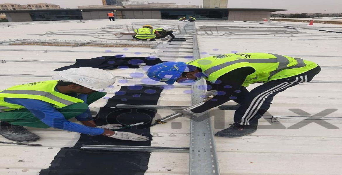Nabc - metal roof waterproofing project by Promax in Dubai, UAE